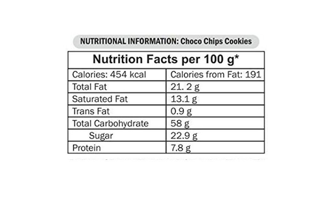 Annapurna Choco Chips Cookies    Box  300 grams
